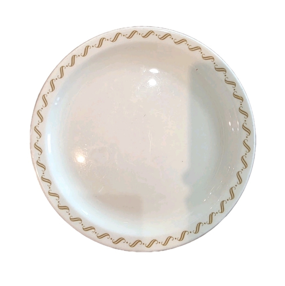 Vtg Buffalo China Dinner Plates 9” Restaurant Ware Pottery Made USA Set Of 5